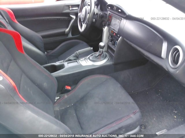 JF1ZNAA17D2707652 - 2013 TOYOTA SCION FR-S შავი ფოტო 5