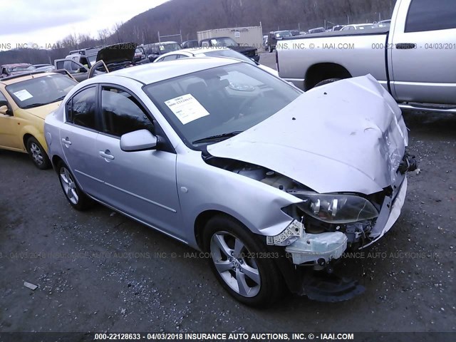 JM1BK12F051327154 - 2005 MAZDA 3 I SILVER photo 1