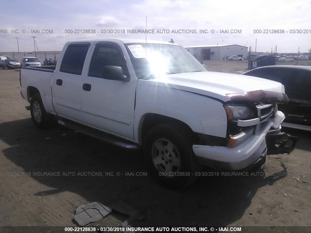 2GCEK13T061194490 - 2006 CHEVROLET SILVERADO K1500 WHITE photo 1