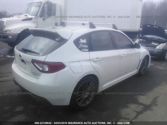 JF1GR7E63CG222852 - 2012 SUBARU IMPREZA WRX WHITE photo 4