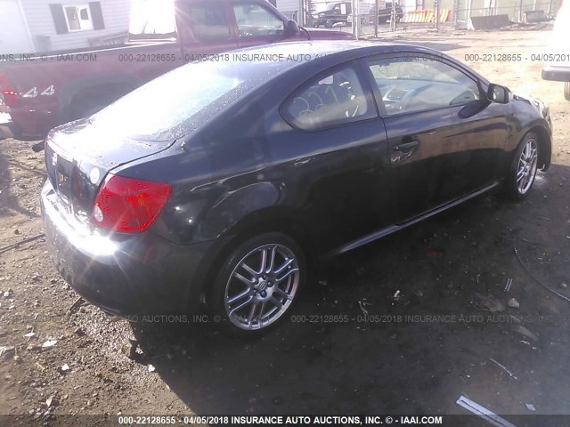 JTKDE177550052557 - 2005 TOYOTA SCION TC 黑色 照片 4