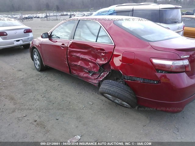 4T1BE46KX8U246208 - 2008 TOYOTA CAMRY CE/LE/XLE/SE RED photo 6