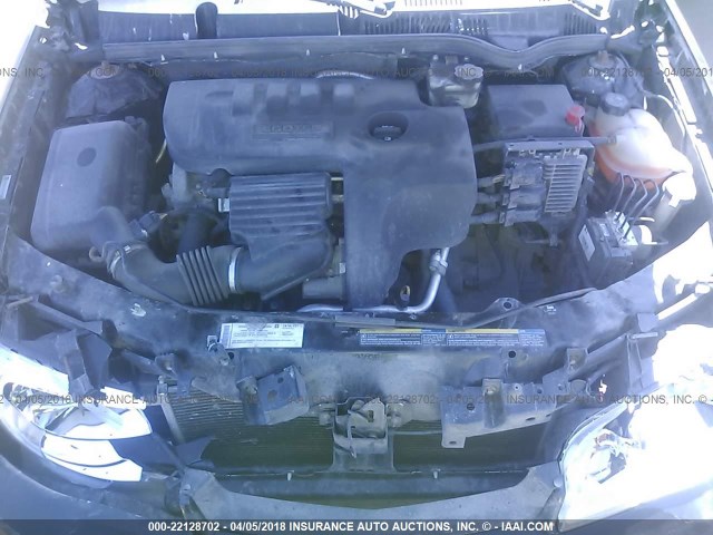 1G8AV15F37Z187842 - 2007 SATURN ION LEVEL 3 BLACK photo 10