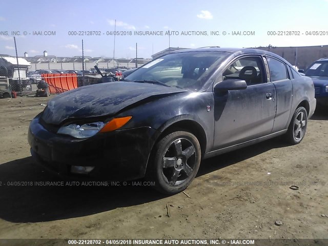 1G8AV15F37Z187842 - 2007 SATURN ION LEVEL 3 BLACK photo 2