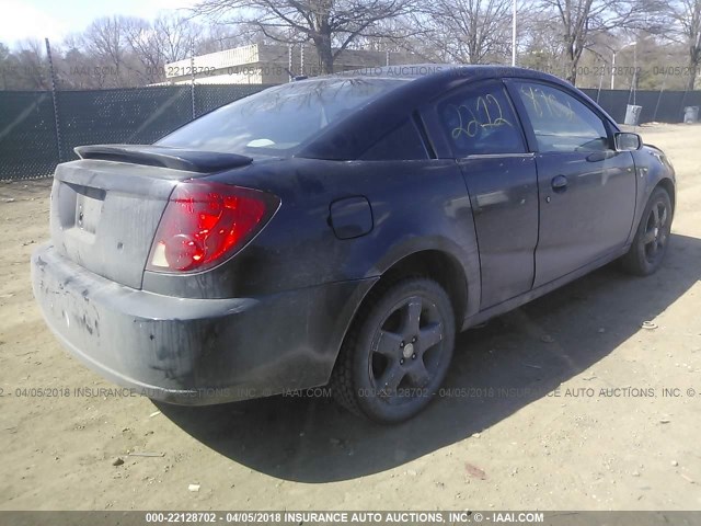 1G8AV15F37Z187842 - 2007 SATURN ION LEVEL 3 BLACK photo 4