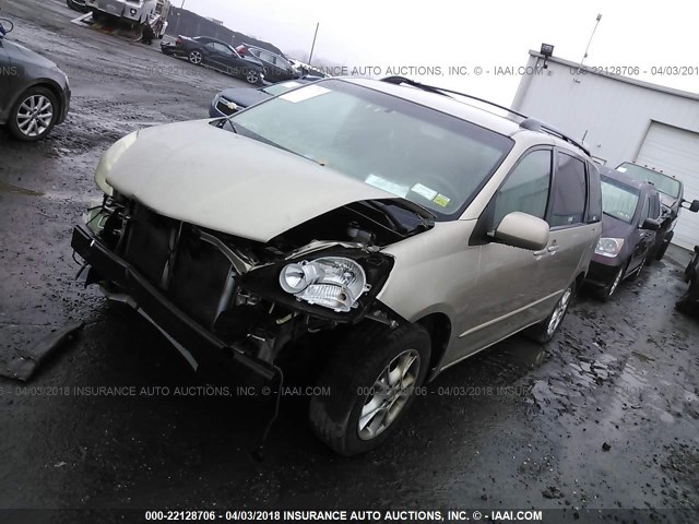 5TDZA22C54S123237 - 2004 TOYOTA SIENNA XLE/XLE LIMITED GOLD photo 2