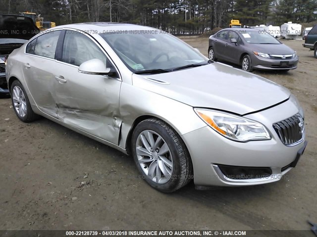 2G4GL5EX1F9186487 - 2015 BUICK REGAL CREAM photo 1