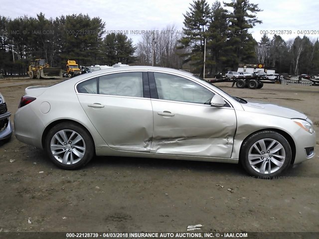 2G4GL5EX1F9186487 - 2015 BUICK REGAL CREAM photo 6