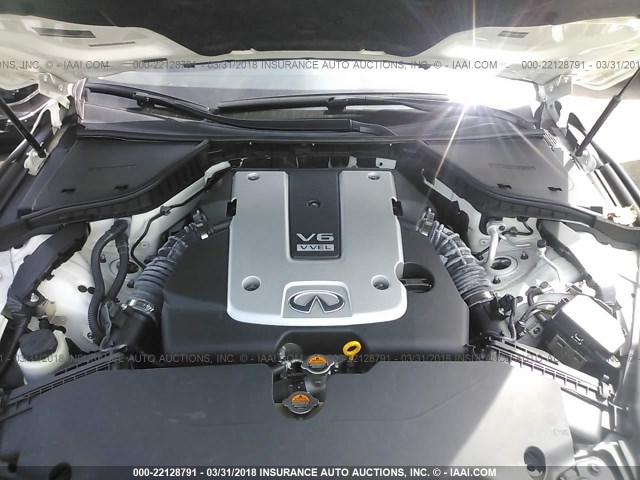 JN1BV7AP1EM675664 - 2014 INFINITI Q50 PREMIUM/SPORT WHITE photo 10