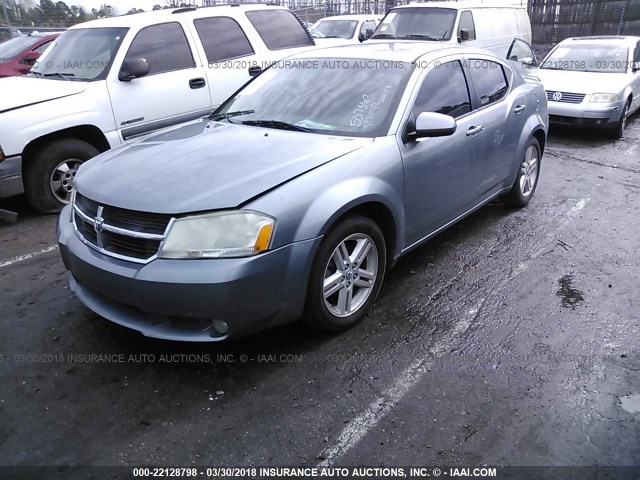 1B3LC56B59N557563 - 2009 DODGE AVENGER SXT/R/T GRAY photo 2