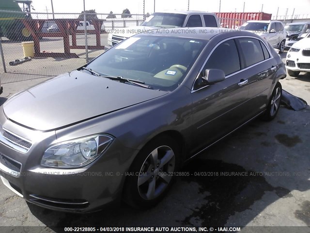 1G1ZC5E02CF178894 - 2012 CHEVROLET MALIBU 1LT 棕色 照片 2