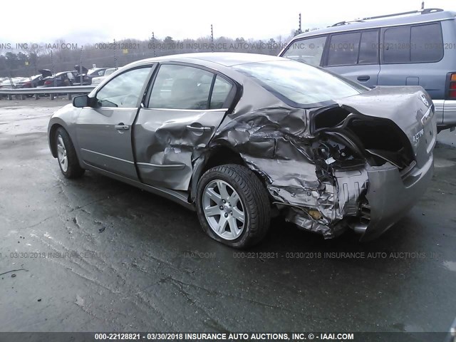 1N4AL21E67N444102 - 2007 NISSAN ALTIMA 2.5/2.5S Pewter photo 3