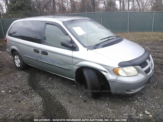 1D4GP24343B131101 - 2003 DODGE GRAND CARAVAN SE SILVER photo 1