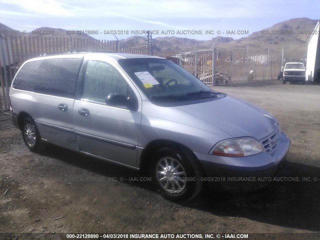 2FMZA5141YBA38247 - 2000 FORD WINDSTAR LX SILVER photo 1