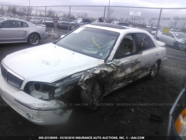 KMHFU45E85A422735 - 2005 HYUNDAI XG 350 WHITE photo 2