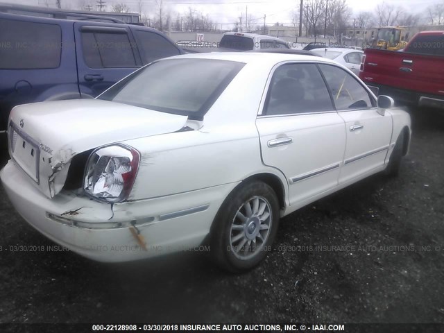 KMHFU45E85A422735 - 2005 HYUNDAI XG 350 WHITE photo 4