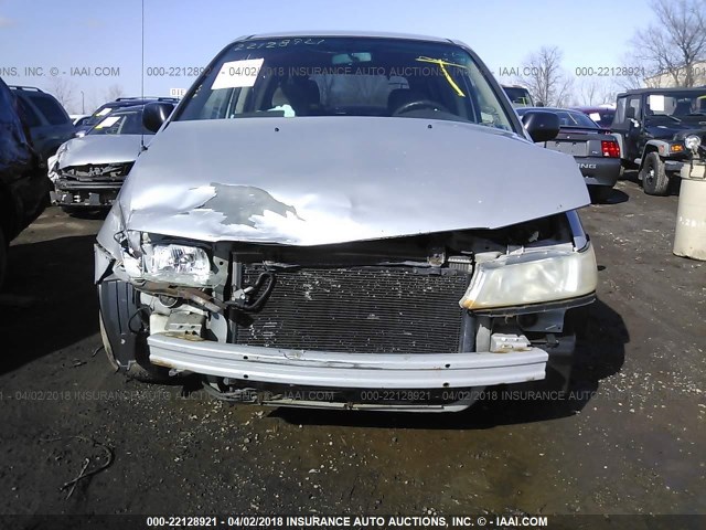 2HKRL185X1H603207 - 2001 HONDA ODYSSEY LX SILVER photo 6