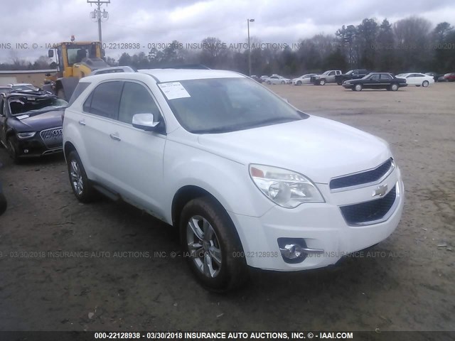 2CNALPEC3B6236090 - 2011 CHEVROLET EQUINOX LT WHITE photo 1