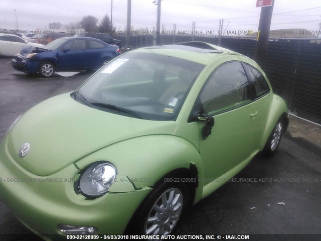 3VWCK31C35M414571 - 2005 VOLKSWAGEN NEW BEETLE GLS GREEN photo 6