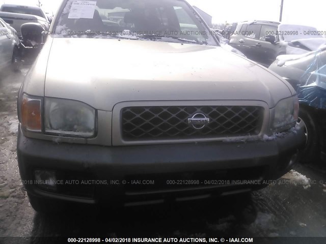 JN8AR07Y5XW370460 - 1999 NISSAN PATHFINDER LE/SE/XE GOLD photo 6