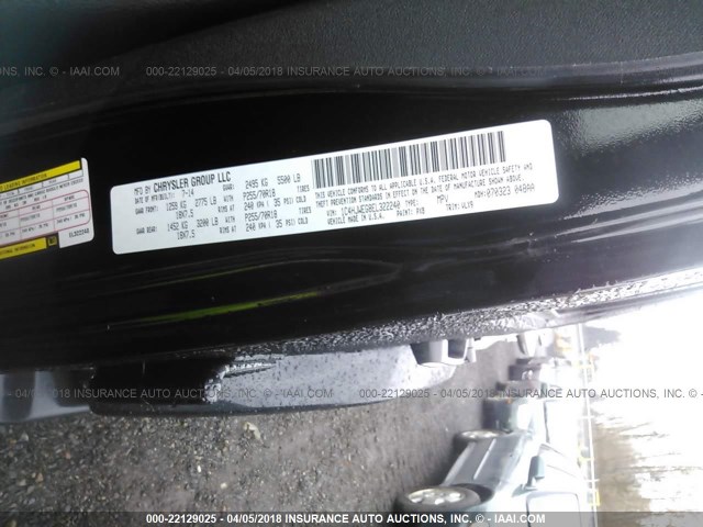 1C4HJWEG8EL322240 - 2014 JEEP WRANGLER UNLIMITED SAHARA შავი ფოტო 9