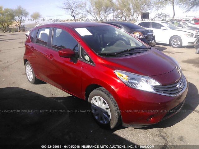 3N1CE2CP5GL365244 - 2016 NISSAN VERSA NOTE S/S PLUS/SV/SL/SR RED photo 1