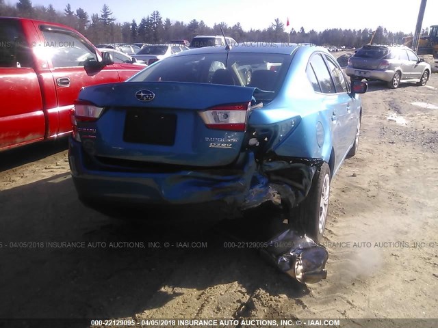 4S3GKAA68H3627864 - 2017 SUBARU IMPREZA BLUE photo 6