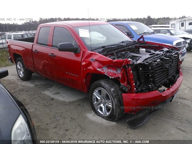 1GCRCPEH0JZ100926 - 2018 CHEVROLET SILVERADO C1500 CUSTOM RED photo 1