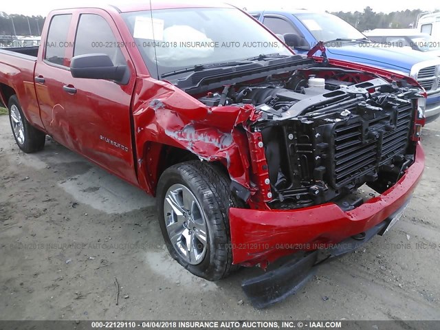 1GCRCPEH0JZ100926 - 2018 CHEVROLET SILVERADO C1500 CUSTOM RED photo 6