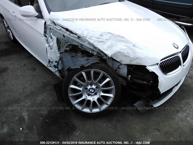 WBADW7C54DE734193 - 2013 BMW 328 I SULEV WHITE photo 6