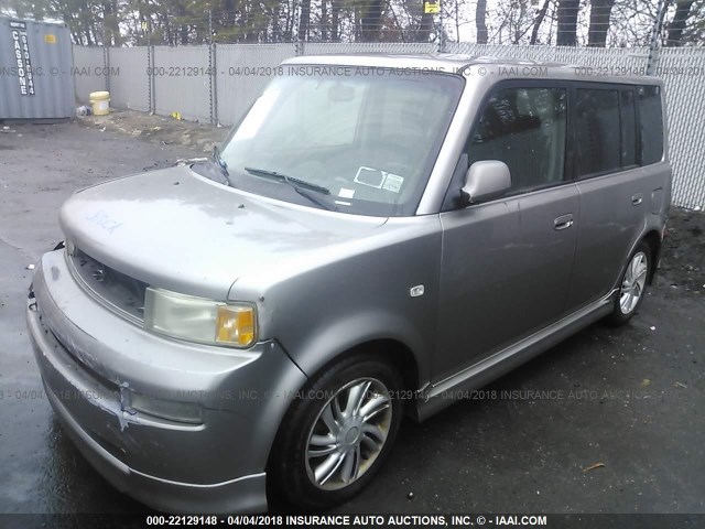 JTLKT324940154203 - 2004 TOYOTA SCION XB GRAY photo 2