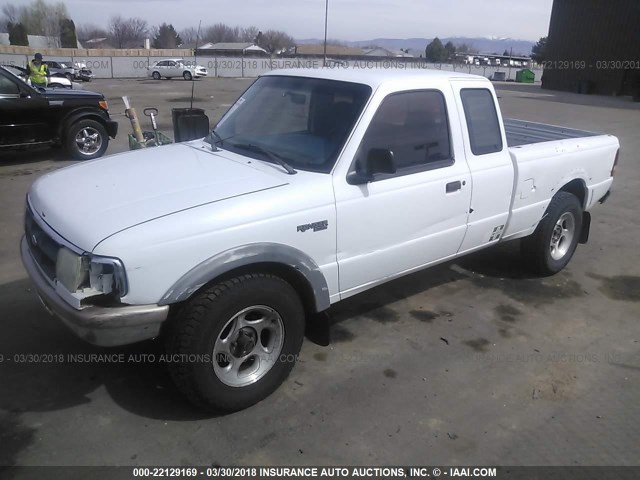 1FTCR15U3TPA11090 - 1996 FORD RANGER SUPER CAB WHITE photo 2