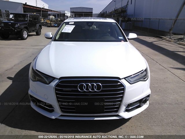 WAUFGAFC1GN130179 - 2016 AUDI A6 PREMIUM PLUS WHITE photo 6