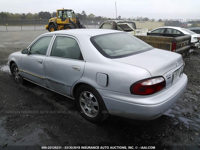 1YVGF22C415201561 - 2001 MAZDA 626 ES/LX SILVER photo 3