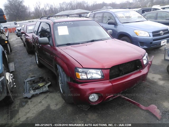 JF1SG65653H757587 - 2003 SUBARU FORESTER 2.5XS წითელი ფოტო 1