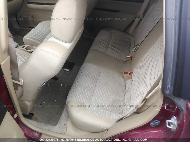 JF1SG65653H757587 - 2003 SUBARU FORESTER 2.5XS წითელი ფოტო 8