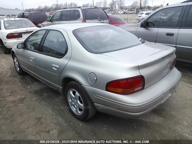 1B3EJ56H8YN207118 - 2000 DODGE STRATUS ES GRAY photo 3