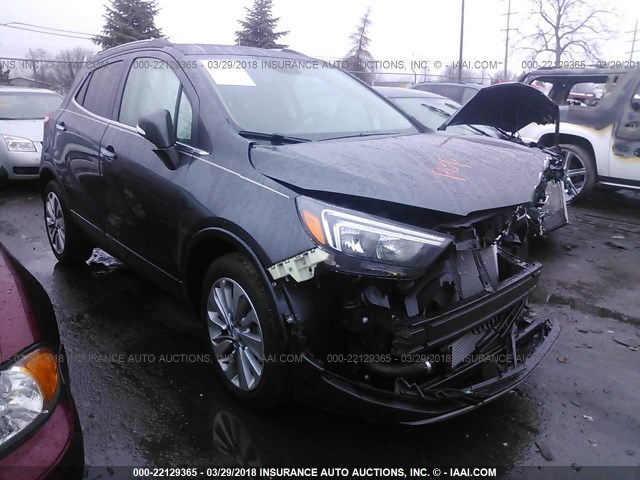 KL4CJASB8JB547919 - 2018 BUICK ENCORE PREFERRED GRAY photo 1