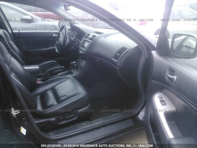 1HGCM66887A021251 - 2007 HONDA ACCORD EX BLACK photo 5