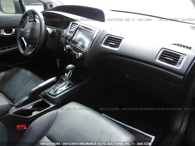 2HGFB2F95FH511733 - 2015 HONDA CIVIC EXL BLACK photo 5