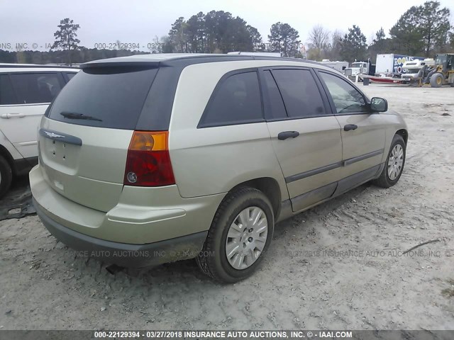 2A4GM48416R645623 - 2006 CHRYSLER PACIFICA BEIGE photo 4