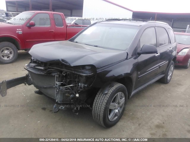 2CNDL83F086330386 - 2008 CHEVROLET EQUINOX LTZ BLACK photo 2