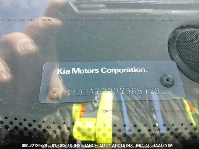 KNDJA7233Y5651283 - 2000 KIA SPORTAGE Unknown photo 9