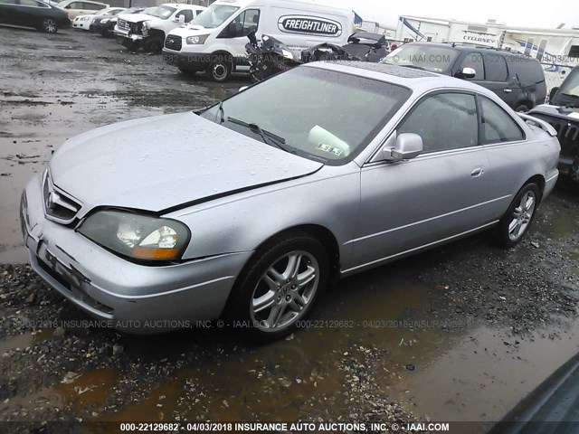 19UYA42653A006787 - 2003 ACURA 3.2CL TYPE-S SILVER photo 2