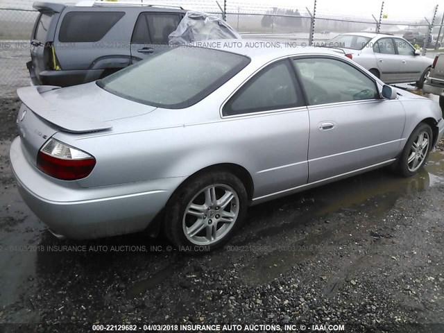 19UYA42653A006787 - 2003 ACURA 3.2CL TYPE-S SILVER photo 4