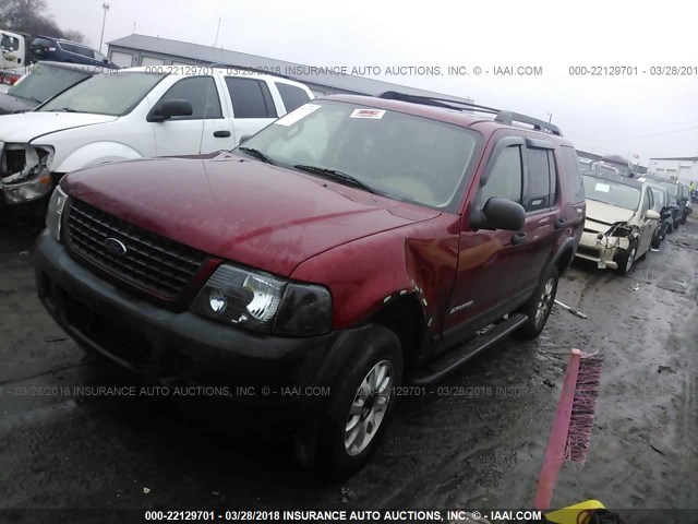 1FMZU72K25UB06190 - 2005 FORD EXPLORER XLS/XLS SPORT BURGUNDY photo 2