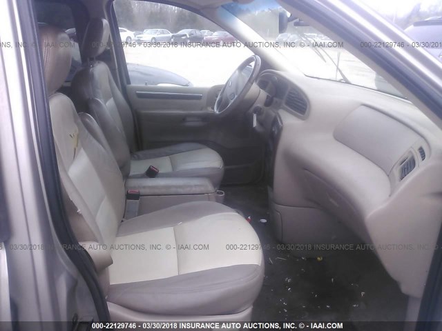 2FMDA58472BB82618 - 2002 FORD WINDSTAR LIMITED Champagne photo 5