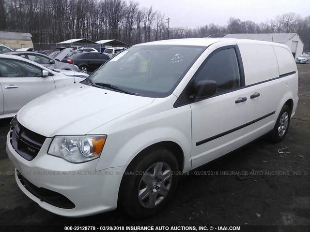 2C4RDGAG3CR374600 - 2012 DODGE RAM VAN WHITE photo 2