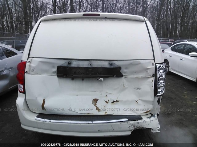 2C4RDGAG3CR374600 - 2012 DODGE RAM VAN WHITE photo 6