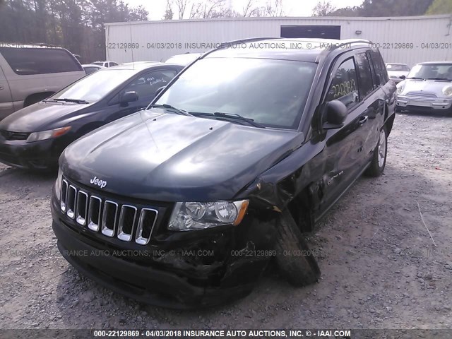 1C4NJCEB6DD229909 - 2013 JEEP COMPASS LATITUDE 黑色 照片 2